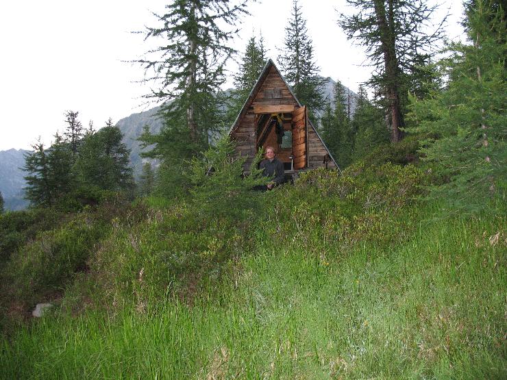 20060717_calancavmichi 027 Ask if you can sleep in the hut by the lake - not heated, but the best sleeping experience ever